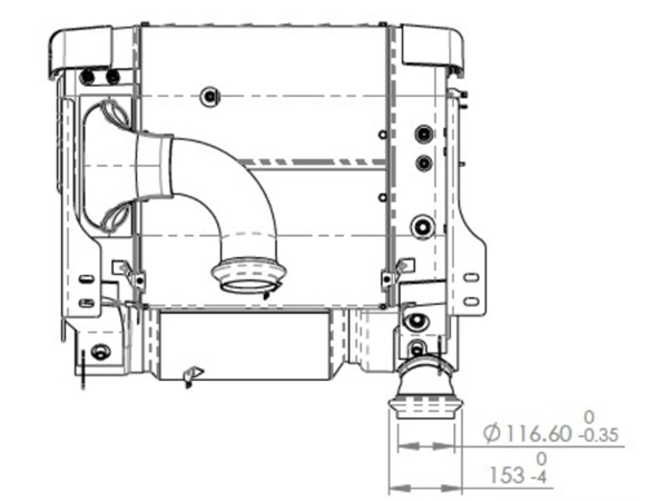 Slide images of Dinex OneBox for Freightliner/Western star for Detroit Diesel, (Air Assisted, EPA10)
