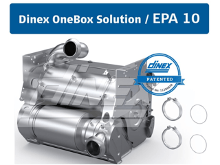 Slide images of Dinex OneBox for Freightliner/Western star for Detroit Diesel, (Air Assisted, EPA10)