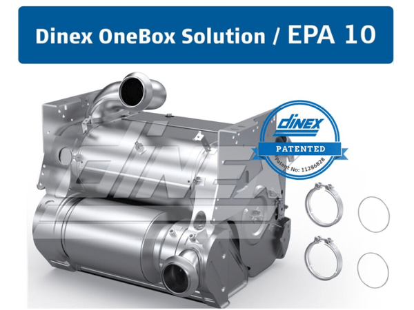 Slide images of Dinex OneBox for Freightliner/Western star for Detroit Diesel, (Air Assisted, EPA10)