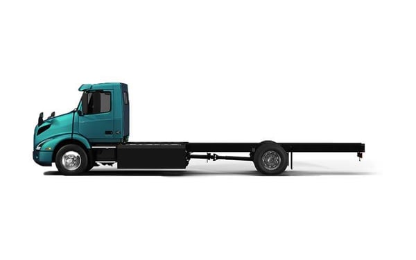 Slide images of Volvo VNR Electric